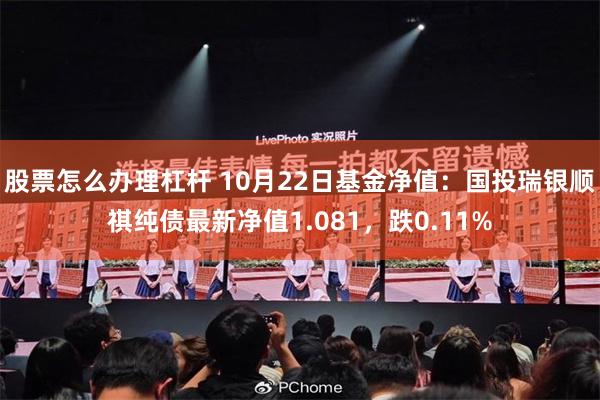 股票怎么办理杠杆 10月22日基金净值：国投瑞银顺祺纯债最新净值1.081，跌0.11%