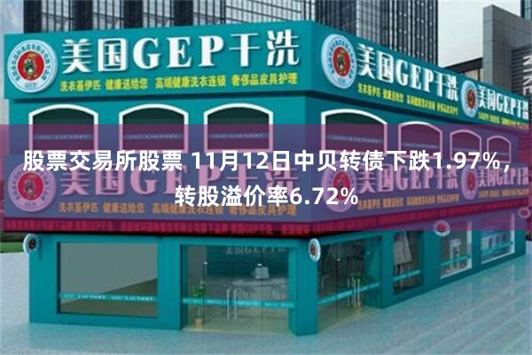 股票交易所股票 11月12日中贝转债下跌1.97%，转股溢价率6.72%