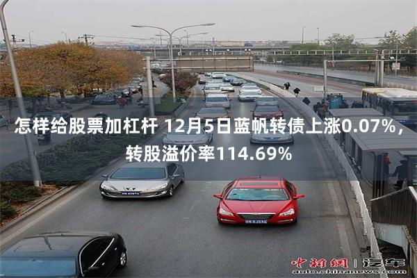 怎样给股票加杠杆 12月5日蓝帆转债上涨0.07%，转股溢价率114.69%